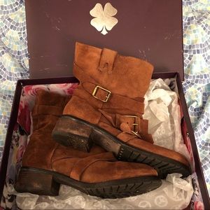 Lucky Brand Size 10 Brown Suede Astrid Boots
